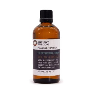 Peppermint Fresh Massage Oil – 100ml | www.artisan-gifts.co.uk 1