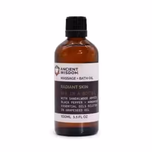 Radiant Skin Massage Oil – 100ml | www.artisan-gifts.co.uk 1