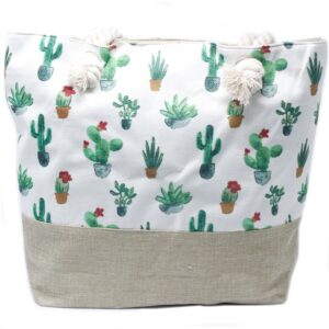 Rope Handle Bag – Mini Cactus | www.artisan-gifts.co.uk 1