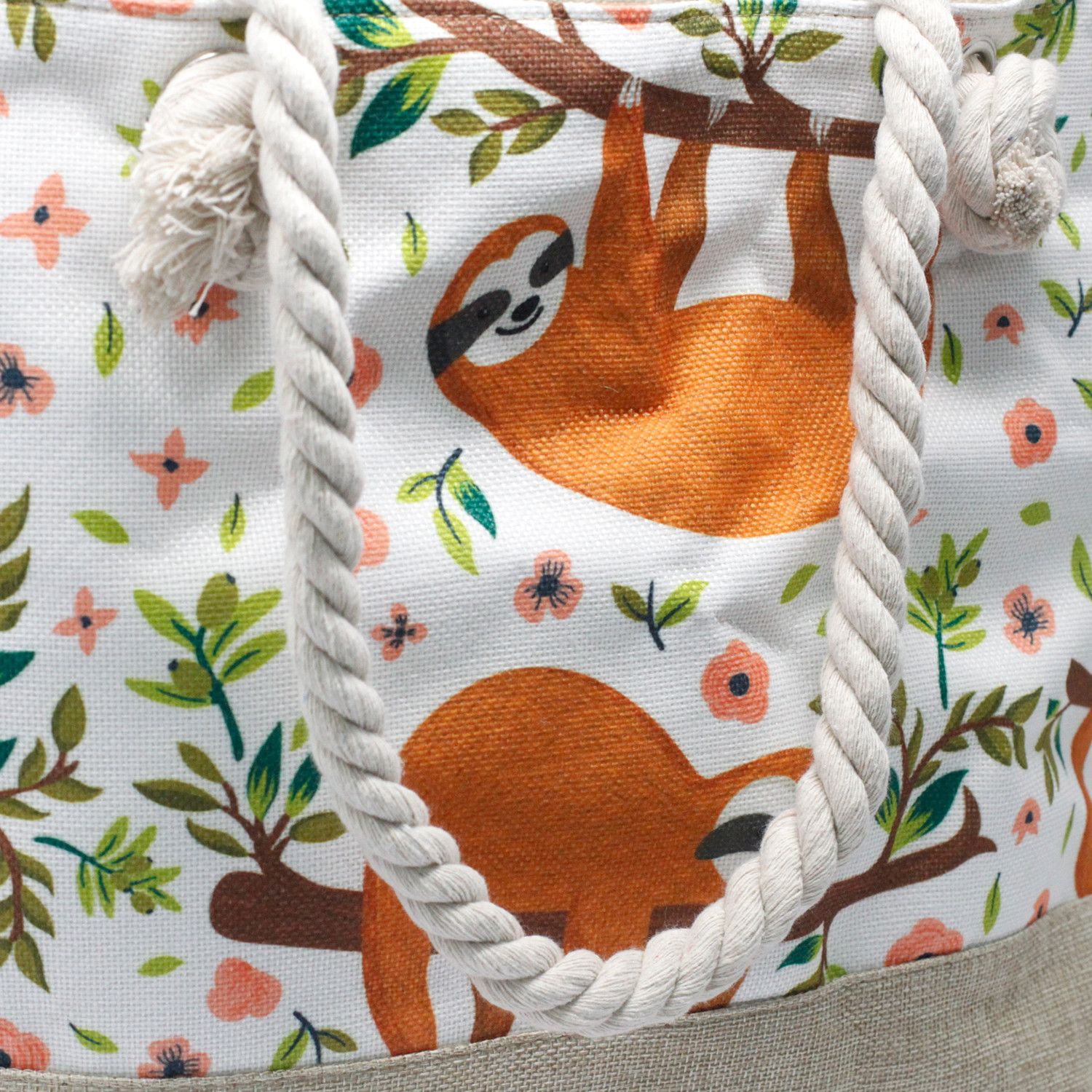 Rope Handle Bag – Sloths | www.artisan-gifts.co.uk 5 Rope Handle Bag – Sloths | www.artisan-gifts.co.uk 4
