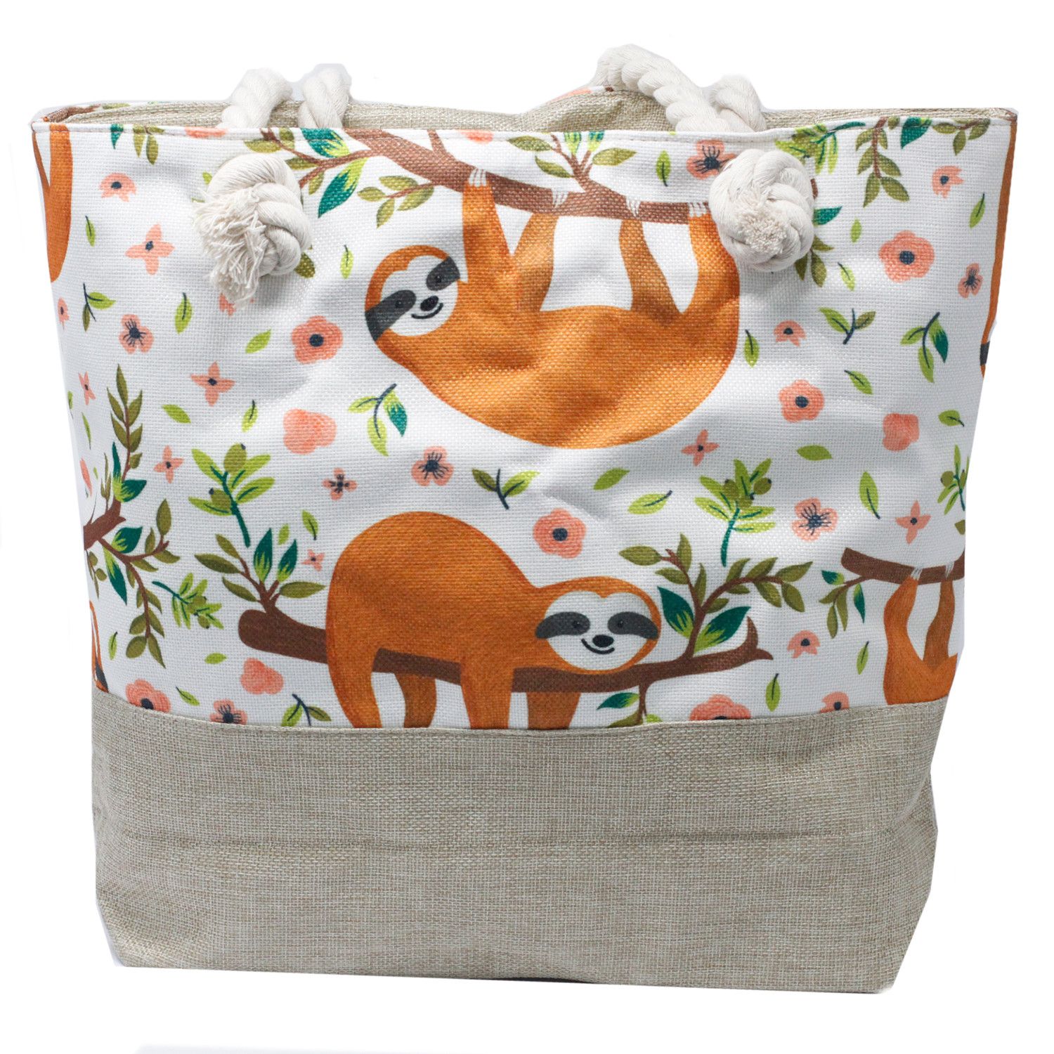 Rope Handle Bag – Sloths | www.artisan-gifts.co.uk 3 Rope Handle Bag – Sloths | www.artisan-gifts.co.uk 2