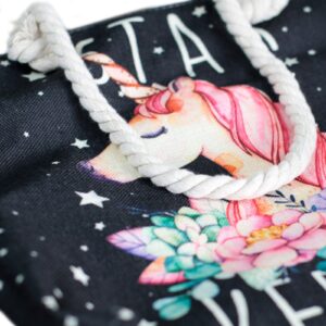 Rope Handle Bag – Star Keeper Unicorn | www.artisan-gifts.co.uk 1