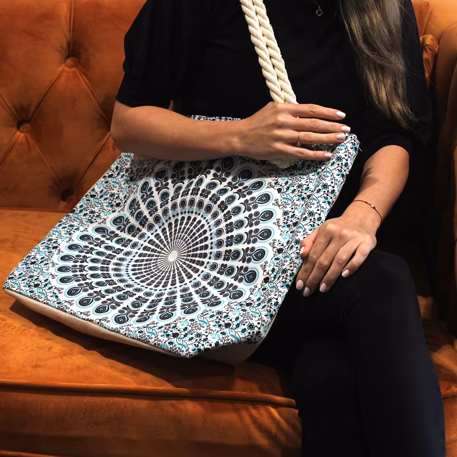 Rope Handle Mandela Bag – Deep Blue | www.artisan-gifts.co.uk 5 Rope Handle Mandela Bag – Deep Blue | www.artisan-gifts.co.uk 4