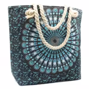 Rope Handle Mandela Bag – Deep Blue | www.artisan-gifts.co.uk 1