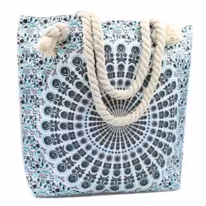 Rope Handle Mandela Bag – Sky Blue | www.artisan-gifts.co.uk 1