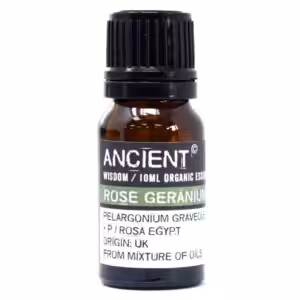 Rose Geranium Organic Essential Oil 10ml | www.artisan-gifts.co.uk 1