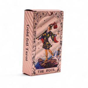 Rose Gold Foil Tarot Card Set – Moon Phase – with booklet | www.artisan-gifts.co.uk 1