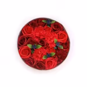 Round Box – Classic Red Roses | www.artisan-gifts.co.uk 1
