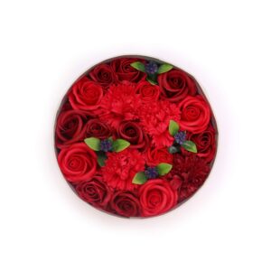 Round Box – Classic Red Roses | www.artisan-gifts.co.uk 1