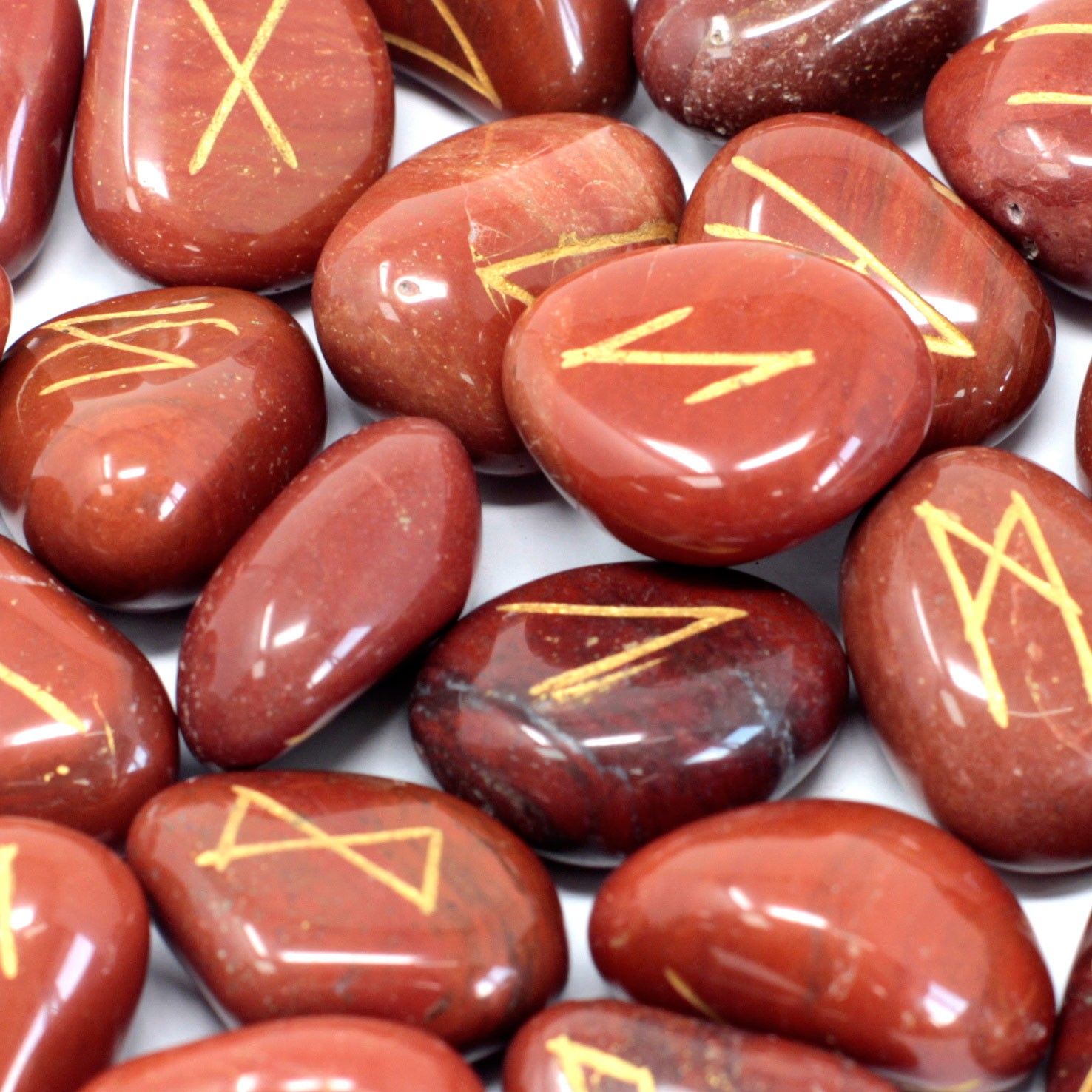 Runes Stone Set in Pouch – Red Jasper | www.artisan-gifts.co.uk 2 Runes Stone Set in Pouch – Red Jasper | www.artisan-gifts.co.uk 1