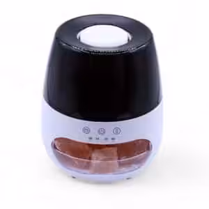 Salt Stone Flame Effect Aroma Diffuser  – White USB – Colour Change and Timer | www.artisan-gifts.co.uk 1