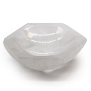 Selenite Hex Bowl – 10cm | www.artisan-gifts.co.uk 1