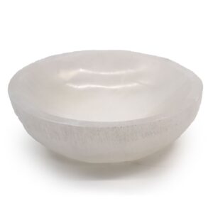 Selenite Round Bowl – 15cm | www.artisan-gifts.co.uk 1
