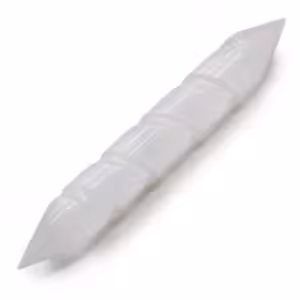 Selenite Spiral Wands – 16 cm (Point Both Ends) | www.artisan-gifts.co.uk 1
