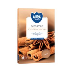 Set of 6 Scented Tealights – Cinnamon | www.artisan-gifts.co.uk 1