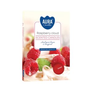 Set of 6 Scented Tealights – Raspberry Cloud | www.artisan-gifts.co.uk 1