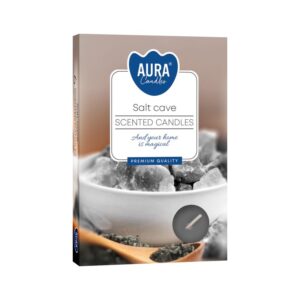 Set of 6 Scented Tealights – Salt Cave | www.artisan-gifts.co.uk 1