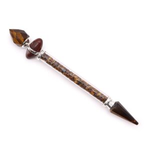 Shiva Lingam Magic Wand – Tiger Eye – Confidence | www.artisan-gifts.co.uk 1