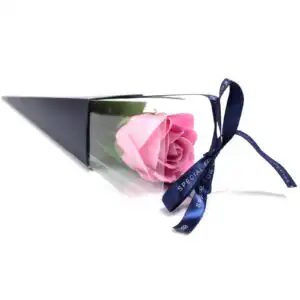 Single Rose – Pink Rose | www.artisan-gifts.co.uk 1