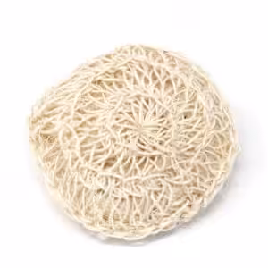 Sisal Sponge and Scrub – Soft Round Exfoliating Cushion | www.artisan-gifts.co.uk 1