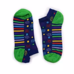 S/M Hop Hare Bamboo Socks Low (3.5-6.5) – 7 Chakra | www.artisan-gifts.co.uk 1
