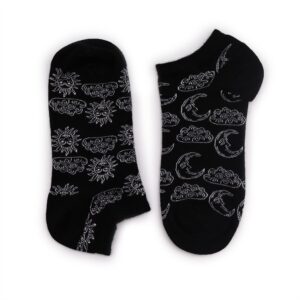 S/M Hop Hare Bamboo Socks Low (3.5-6.5) – Day and Night | www.artisan-gifts.co.uk 1