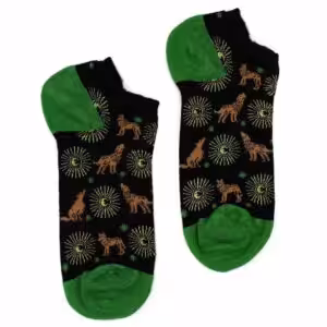 S/M Hop Hare Bamboo Socks Low (3.5-6.5) – Moonlight Wolfs | www.artisan-gifts.co.uk 1