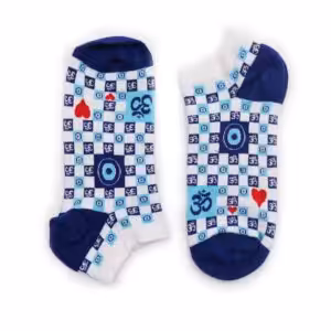 S/M Hop Hare Bamboo Socks Low (3.5-6.5) – Ohm Evil Eye | www.artisan-gifts.co.uk 1