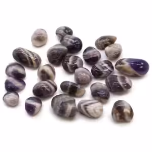 Small African Tumble Stones – Amethyst – Chevron | www.artisan-gifts.co.uk 1