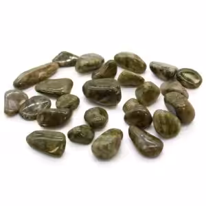 Small African Tumble Stones – Epidote Snowflake | www.artisan-gifts.co.uk 1