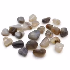 Small African Tumble Stones – Grey Agate – Botswana | www.artisan-gifts.co.uk 1