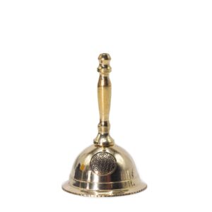Small Altar Brass Bell – Flower of Life | www.artisan-gifts.co.uk 1