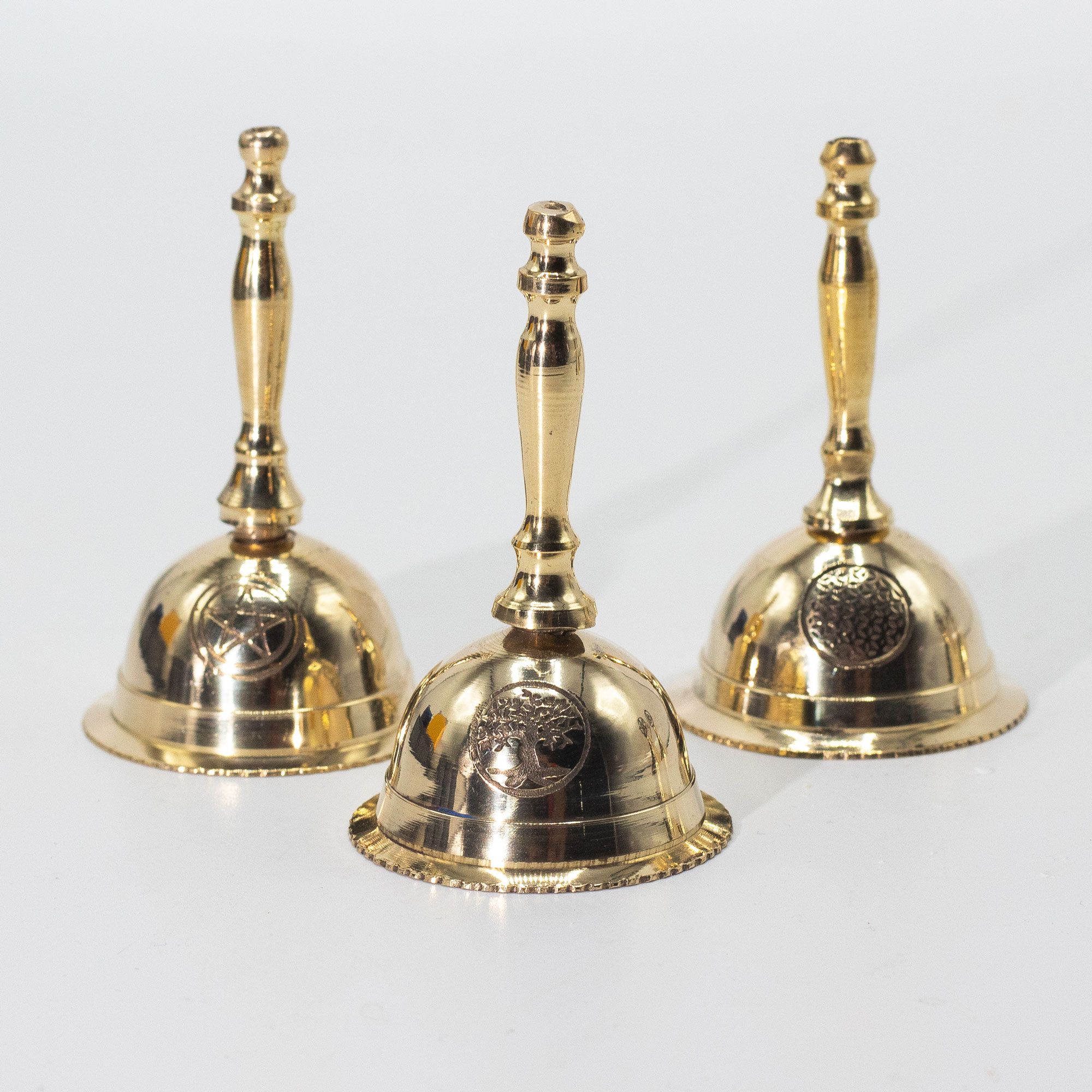 Small Altar Brass Bell – Penta Moon | www.artisan-gifts.co.uk 3 Small Altar Brass Bell – Penta Moon | www.artisan-gifts.co.uk 2