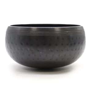 Small Black Beaten Bowl – 14cm | www.artisan-gifts.co.uk 1