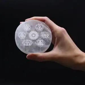 Small Charging Plate 8cm – Chakra Design | www.artisan-gifts.co.uk 1