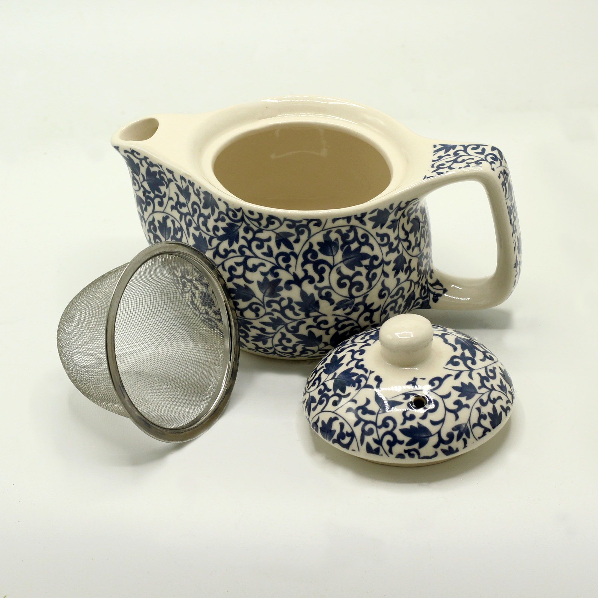 Small Herbal Teapot – Blue Pattern | www.artisan-gifts.co.uk 3 Small Herbal Teapot – Blue Pattern | www.artisan-gifts.co.uk 2