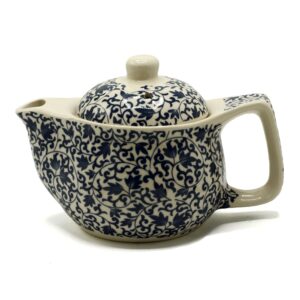Small Herbal Teapot – Blue Pattern | www.artisan-gifts.co.uk 1