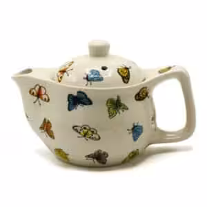 Small Herbal Teapot – Butterflies | www.artisan-gifts.co.uk 1