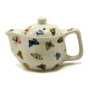 Small Herbal Teapot – Butterflies | www.artisan-gifts.co.uk 1