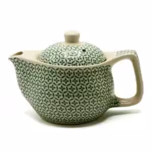Small Herbal Teapot – Green Mosaic | www.artisan-gifts.co.uk 1