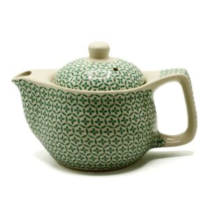 Small Herbal Teapot – Green Mosaic | www.artisan-gifts.co.uk 1