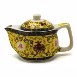 Small Herbal Teapot – Long Life Oriental Design | www.artisan-gifts.co.uk 1