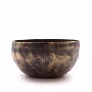 Small Indian Moon Phase Singing Bowl – (approx 550g) – 13cm | www.artisan-gifts.co.uk 1