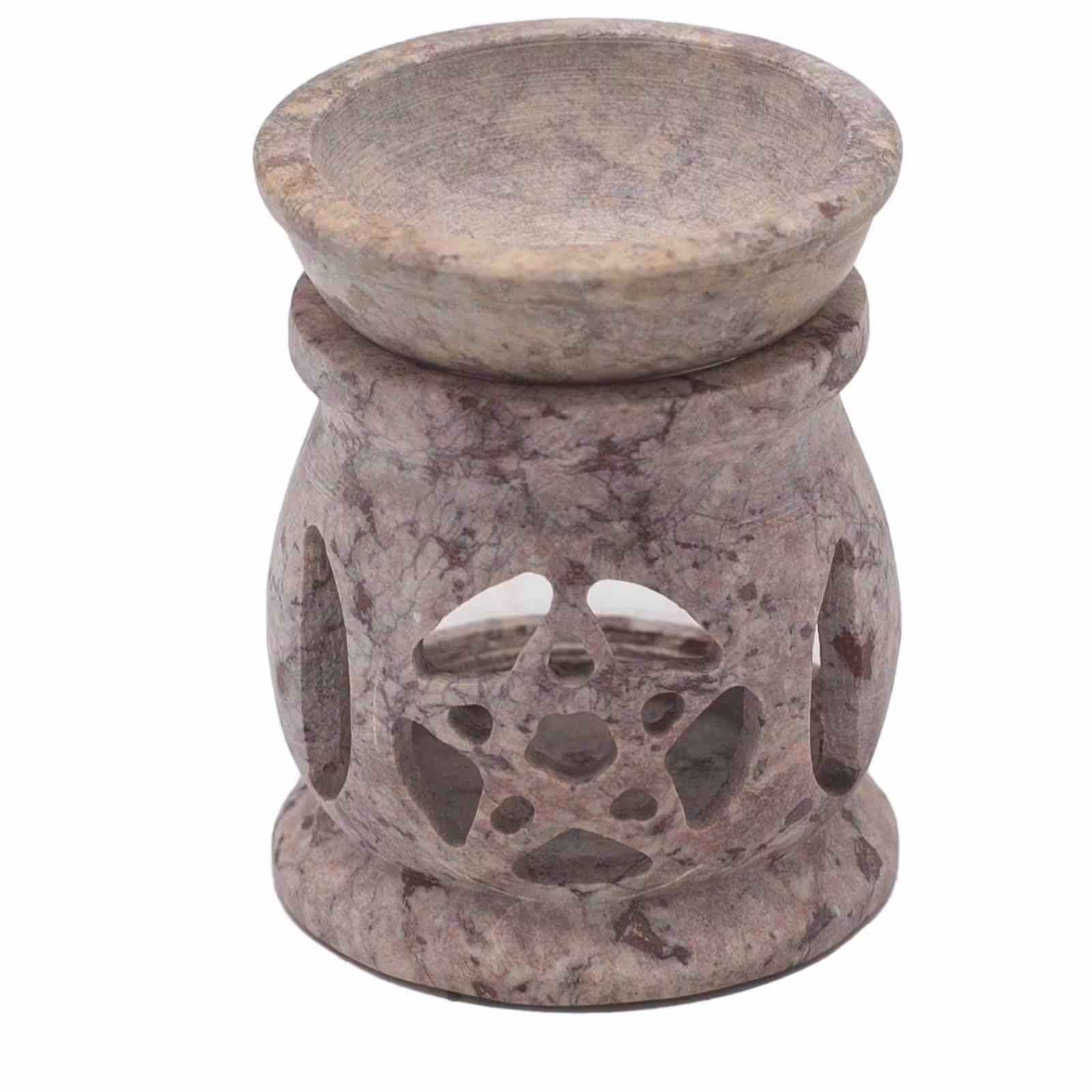 Small Soapstone Oil Burner 8cm – Three Moon Pentagon | www.artisan-gifts.co.uk 5 Small Soapstone Oil Burner 8cm – Three Moon Pentagon | www.artisan-gifts.co.uk 4