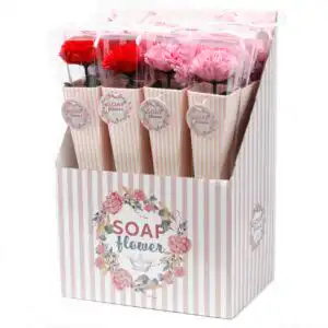 Soap Flower – Medium Carnation | www.artisan-gifts.co.uk 1