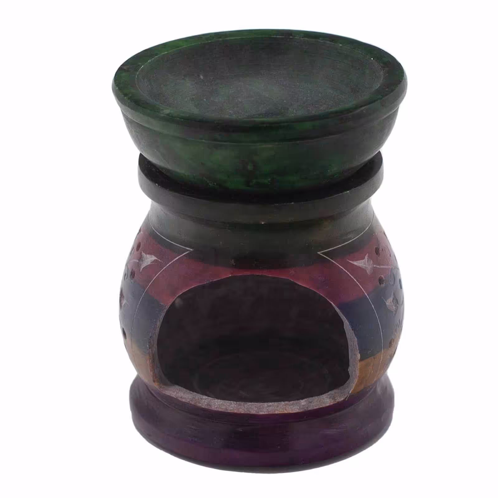 Soapstone Oil Burner 10cm – Flower of Life – Five Colours | www.artisan-gifts.co.uk 4 Soapstone Oil Burner 10cm – Flower of Life – Five Colours | www.artisan-gifts.co.uk 3