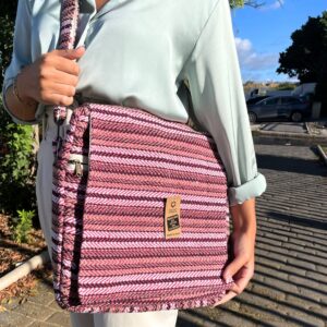 Soft Banjar Laptop Bag – Soft Pink | www.artisan-gifts.co.uk 1