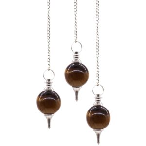 Sphere Pendulums – Tigereye | www.artisan-gifts.co.uk