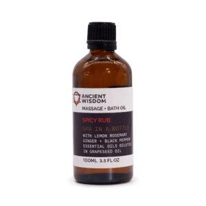 Spicy Rub Massage Oil – 100ml | www.artisan-gifts.co.uk 1