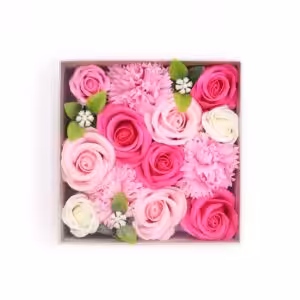 Square Box – Baby Blessings – Pinks | www.artisan-gifts.co.uk 1